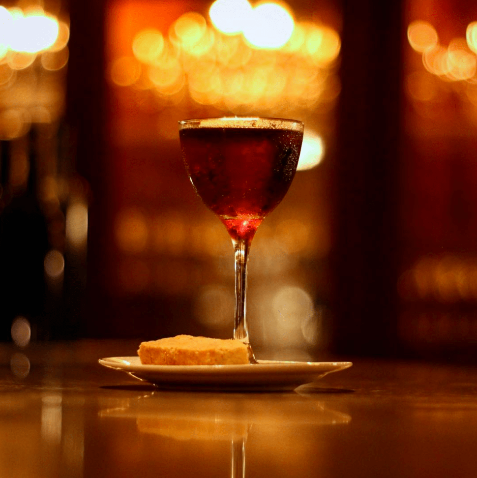 A Manhattan cocktail at Hatchet Hall.